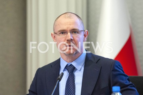  11.09.2019 WARSZAWA<br />
KONFERENCJA W NBP PO RADZIE POLITYKI PIENIEZNEJ <br />
N/Z MARCIN PACHUCKI<br />
 