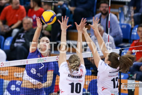  11.10.2019 RZESZOW <br />
SIATKOWKA <br />
LIGA SIATKOWKI KOBIET LSK 2019/2020 <br />
POLISH WOMEN'S VOLLEYBALL LEAGUE <br />
MECZ DEVELOPRES SKYRES RZESZOW - DPD LEGIONOVIA LEGIONOWO <br />
N/Z MAGDALENA DAMASKE <br />
 