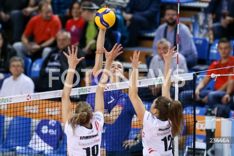  11.10.2019 RZESZOW <br />
SIATKOWKA <br />
LIGA SIATKOWKI KOBIET LSK 2019/2020 <br />
POLISH WOMEN'S VOLLEYBALL LEAGUE <br />
MECZ DEVELOPRES SKYRES RZESZOW - DPD LEGIONOVIA LEGIONOWO <br />
N/Z MAGDALENA DAMASKE <br />
 