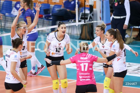  11.10.2019 RZESZOW <br />
SIATKOWKA <br />
LIGA SIATKOWKI KOBIET LSK 2019/2020 <br />
POLISH WOMEN'S VOLLEYBALL LEAGUE <br />
MECZ DEVELOPRES SKYRES RZESZOW - DPD LEGIONOVIA LEGIONOWO <br />
N/Z KATARZYNA ZAROSLINSKA KROL ANNA KACZMAR MICHAELA MLEJNKOVA KAMILA WITKOWSKA RADOSC EMOCJE <br />
 