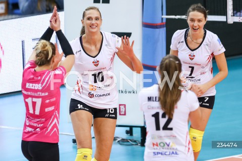  11.10.2019 RZESZOW <br />
SIATKOWKA <br />
LIGA SIATKOWKI KOBIET LSK 2019/2020 <br />
POLISH WOMEN'S VOLLEYBALL LEAGUE <br />
MECZ DEVELOPRES SKYRES RZESZOW - DPD LEGIONOVIA LEGIONOWO <br />
N/Z ZUZANNA EFIMIENKO MLOTKOWSKA JELENA BLAGOJEVIC RADOSC EMOCJE <br />
 