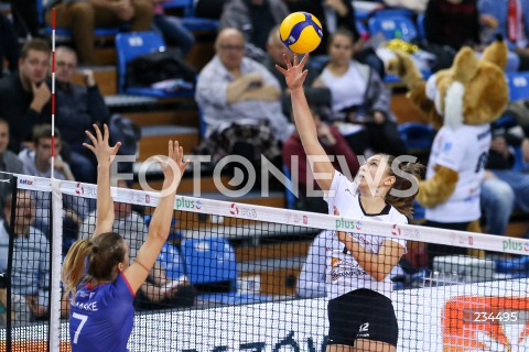  11.10.2019 RZESZOW <br />
SIATKOWKA <br />
LIGA SIATKOWKI KOBIET LSK 2019/2020 <br />
POLISH WOMEN'S VOLLEYBALL LEAGUE <br />
MECZ DEVELOPRES SKYRES RZESZOW - DPD LEGIONOVIA LEGIONOWO <br />
N/Z MICHAELA MLEJNKOVA <br />
 