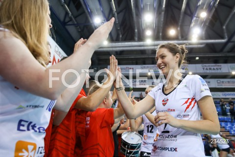  11.10.2019 RZESZOW <br />
SIATKOWKA <br />
LIGA SIATKOWKI KOBIET LSK 2019/2020 <br />
POLISH WOMEN'S VOLLEYBALL LEAGUE <br />
MECZ DEVELOPRES SKYRES RZESZOW - DPD LEGIONOVIA LEGIONOWO <br />
N/Z JELENA BLAGOJEVIC KIBICE DOPING PODZIEKOWANIE PIATKI <br />
 