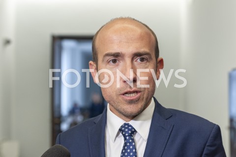  24.10.2019 WARSZAWA<br />UROCZYSTOSC WRECZENIA NOMINACJI POSLOM IX KADENCJI<br />N/Z BORYS BUDKA<br /> 