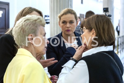  24.10.2019 WARSZAWA<br />UROCZYSTOSC WRECZENIA NOMINACJI POSLOM IX KADENCJI<br />N/Z BARBARA NOWACKA<br /> 