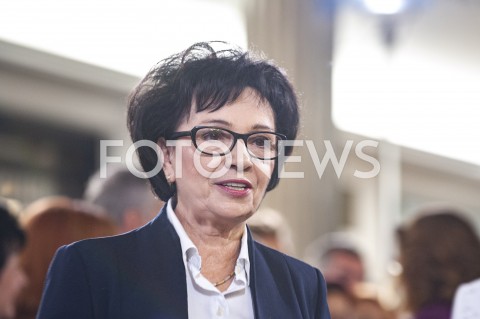 24.10.2019 WARSZAWA<br />UROCZYSTOSC WRECZENIA NOMINACJI POSLOM IX KADENCJI<br />N/Z ELZBIETA WITEK<br /> 