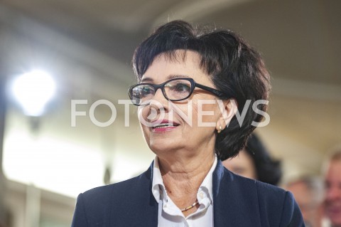  24.10.2019 WARSZAWA<br />UROCZYSTOSC WRECZENIA NOMINACJI POSLOM IX KADENCJI<br />N/Z ELZBIETA WITEK<br /> 