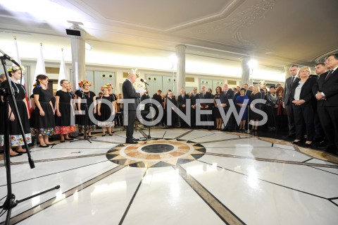  24.10.2019 WARSZAWA<br />UROCZYSTOSC WRECZENIA NOMINACJI POSLOM IX KADENCJI<br />N/Z MALGORZATA GERSDORF POSLOWIE<br /> 