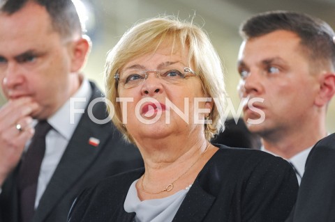  24.10.2019 WARSZAWA<br />UROCZYSTOSC WRECZENIA NOMINACJI POSLOM IX KADENCJI<br />N/Z MALGORZATA GERSDORF<br /> 