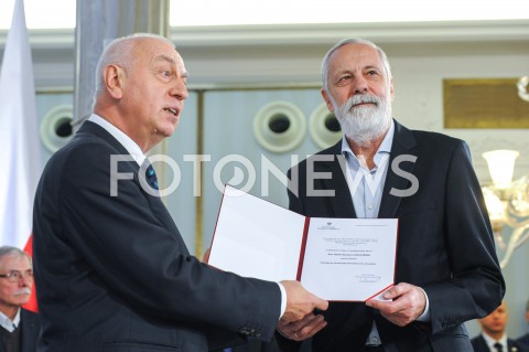  24.10.2019 WARSZAWA<br />UROCZYSTOSC WRECZENIA NOMINACJI POSLOM IX KADENCJI<br />N/Z RAFAL GRUPINSKI<br /> 