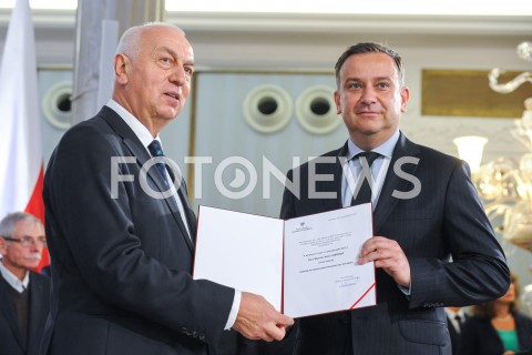  24.10.2019 WARSZAWA<br />UROCZYSTOSC WRECZENIA NOMINACJI POSLOM IX KADENCJI<br />N/Z MARCIN PIOTR GWOZDZ<br /> 