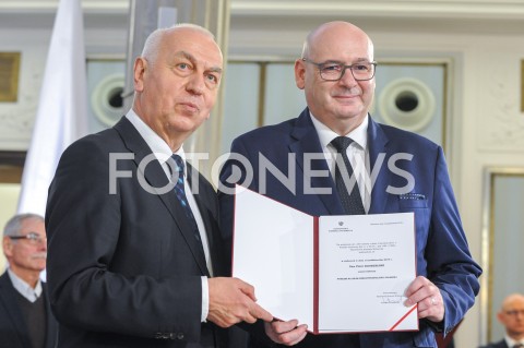  24.10.2019 WARSZAWA<br />
UROCZYSTOSC WRECZENIA NOMINACJI POSLOM IX KADENCJI<br />
N/Z PIOTR ZGORZELSKI<br />
 