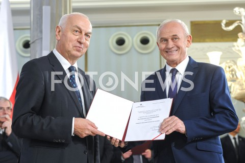  24.10.2019 WARSZAWA<br />
UROCZYSTOSC WRECZENIA NOMINACJI POSLOM IX KADENCJI<br />
N/Z KRZYSZTOF TCHORZEWSKI<br />
 