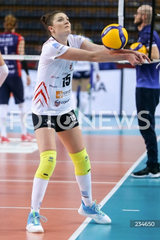  26.10.2019 RZESZOW <br />
SIATKOWKA <br />
LIGA SIATKOWKI KOBIET LSK 2019/2020 <br />
POLISH WOMEN'S VOLLEYBALL LEAGUE <br />
MECZ DEVELOPRES SKYRES RZESZOW - BANK POCZTOWY PALAC BYDGOSZCZ <br />
N/Z TAMARA GALUCHA SYLWETKA <br />
 