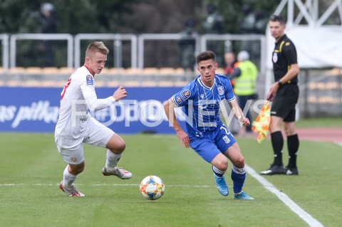  29.10.2019 RZESZOW  ( STADION CWKS RESOVIA ) <br />
PILKA NOZNA <br />
TOTOLOTEK PUCHAR POLSKI <br />
RUNDA 1/16 FINALU <br />
MECZ RESOVIA RZESZOW - LECH POZNAN <br />
N/Z VOLODYMYR KOSTEVYCH MATEUSZ GENIEC <br />
 