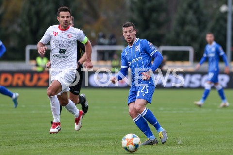  29.10.2019 RZESZOW  ( STADION CWKS RESOVIA ) <br />
PILKA NOZNA <br />
TOTOLOTEK PUCHAR POLSKI <br />
RUNDA 1/16 FINALU <br />
MECZ RESOVIA RZESZOW - LECH POZNAN <br />
N/Z PEDRO TIBA KONRAD DOMON <br />
 