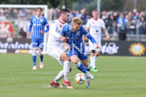  29.10.2019 RZESZOW  ( STADION CWKS RESOVIA ) <br />
PILKA NOZNA <br />
TOTOLOTEK PUCHAR POLSKI <br />
RUNDA 1/16 FINALU <br />
MECZ RESOVIA RZESZOW - LECH POZNAN <br />
N/Z KAMIL JOZWIAK DAWID KUBOWICZ <br />
 