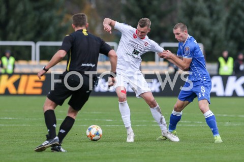  29.10.2019 RZESZOW  ( STADION CWKS RESOVIA ) <br />
PILKA NOZNA <br />
TOTOLOTEK PUCHAR POLSKI <br />
RUNDA 1/16 FINALU <br />
MECZ RESOVIA RZESZOW - LECH POZNAN <br />
N/Z PAWEL TOMCZYK PIOTR GNATEK <br />
 