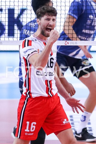  30.10.2019 RZESZOW <br />
SIATKOWKA MEZCZYZN <br />
PLUSLIGA SEZON 2019/2020 <br />
PLUS LIGA POLISH MEN VOLLEYBALL LEAGUE <br />
MECZ ASSECO RESOVIA - MKS SLEPSK MALOW SUWALKI <br />
N/Z NICOLAS MARECHAL RADOSC EMOCJE SYLWETKA <br />
 