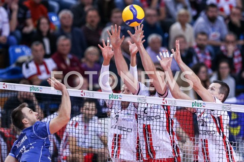  30.10.2019 RZESZOW <br />
SIATKOWKA MEZCZYZN <br />
PLUSLIGA SEZON 2019/2020 <br />
PLUS LIGA POLISH MEN VOLLEYBALL LEAGUE <br />
MECZ ASSECO RESOVIA - MKS SLEPSK MALOW SUWALKI <br />
N/Z JAKUB ROHNKA KAWIKA SHOJI BARTLOMIEJ KRULICKI RAFAL BUSZEK <br />
 