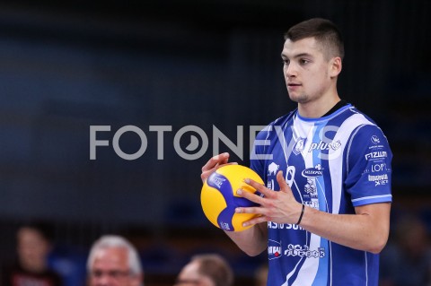  30.10.2019 RZESZOW <br />
SIATKOWKA MEZCZYZN <br />
PLUSLIGA SEZON 2019/2020 <br />
PLUS LIGA POLISH MEN VOLLEYBALL LEAGUE <br />
MECZ ASSECO RESOVIA - MKS SLEPSK MALOW SUWALKI <br />
N/Z NICOLAS SZERSZEN SYLWETKA <br />
 