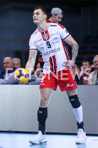  30.10.2019 RZESZOW <br />
SIATKOWKA MEZCZYZN <br />
PLUSLIGA SEZON 2019/2020 <br />
PLUS LIGA POLISH MEN VOLLEYBALL LEAGUE <br />
MECZ ASSECO RESOVIA - MKS SLEPSK MALOW SUWALKI <br />
N/Z ZBIGNIEW BARTMAN SYLWETKA <br />
 