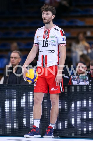  30.10.2019 RZESZOW <br />
SIATKOWKA MEZCZYZN <br />
PLUSLIGA SEZON 2019/2020 <br />
PLUS LIGA POLISH MEN VOLLEYBALL LEAGUE <br />
MECZ ASSECO RESOVIA - MKS SLEPSK MALOW SUWALKI <br />
N/Z NICOLAS MARECHAL SYLWETKA <br />
 