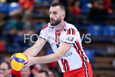  30.10.2019 RZESZOW <br />
SIATKOWKA MEZCZYZN <br />
PLUSLIGA SEZON 2019/2020 <br />
PLUS LIGA POLISH MEN VOLLEYBALL LEAGUE <br />
MECZ ASSECO RESOVIA - MKS SLEPSK MALOW SUWALKI <br />
N/Z MARCIN MOZDZONEK SYLWETKA <br />
 