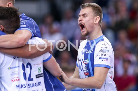  30.10.2019 RZESZOW <br />
SIATKOWKA MEZCZYZN <br />
PLUSLIGA SEZON 2019/2020 <br />
PLUS LIGA POLISH MEN VOLLEYBALL LEAGUE <br />
MECZ ASSECO RESOVIA - MKS SLEPSK MALOW SUWALKI <br />
N/Z PAWEL FILIPOWICZ RADOSC EMOCJE <br />
 