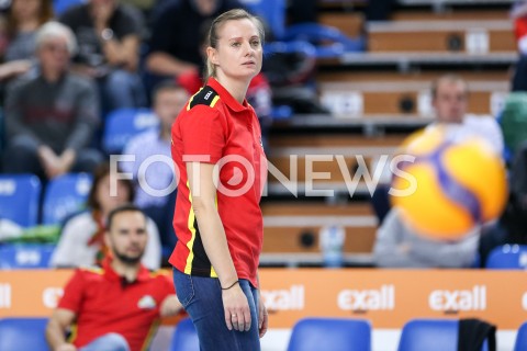  08.11.2019 RZESZOW <br />
SIATKOWKA <br />
LIGA SIATKOWKI KOBIET LSK 2019/2020 <br />
POLISH WOMEN VOLLEYBALL LEAGUE <br />
MECZ WISLA WARSZAWA - DEVELOPRES SKYRES RZESZOW <br />
N/Z AGNIESZKA RABKA - I TRENER ( HEAD COACH ) SYLWETKA <br />
 