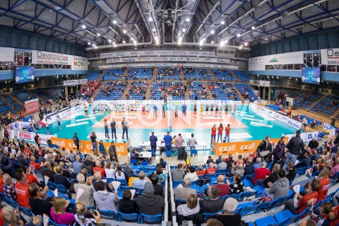  08.11.2019 RZESZOW <br />
SIATKOWKA <br />
LIGA SIATKOWKI KOBIET LSK 2019/2020 <br />
POLISH WOMEN VOLLEYBALL LEAGUE <br />
MECZ WISLA WARSZAWA - DEVELOPRES SKYRES RZESZOW <br />
N/Z HALA PODPROMIE WIDOK VIEW TRYBUNY <br />
 