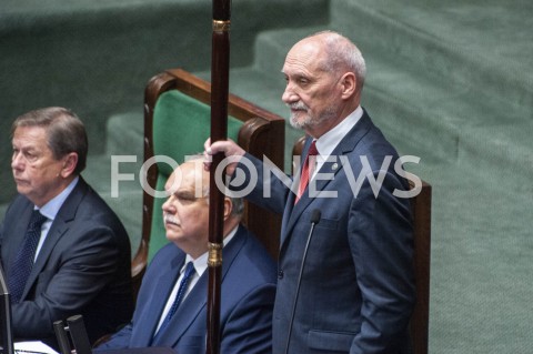  12.11.2019 WARSZAWA SEJM<br />
INAUGURACYJNE POSIEDZENIE IX KADENCJI SEJMU<br />
N/Z ANTONI MACIEREWICZ<br />
 