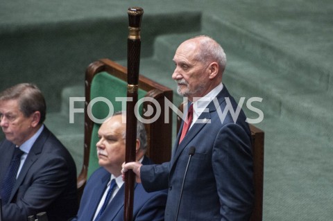  12.11.2019 WARSZAWA SEJM<br />
INAUGURACYJNE POSIEDZENIE IX KADENCJI SEJMU<br />
N/Z ANTONI MACIEREWICZ<br />
 