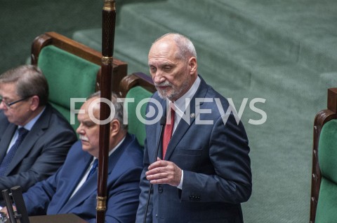  12.11.2019 WARSZAWA SEJM<br />
INAUGURACYJNE POSIEDZENIE IX KADENCJI SEJMU<br />
N/Z ANTONI MACIEREWICZ<br />
 