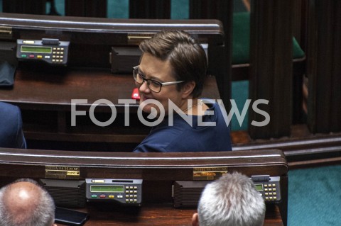  12.11.2019 WARSZAWA SEJM<br />
INAUGURACYJNE POSIEDZENIE IX KADENCJI SEJMU<br />
N/Z KATARZYNA LUBNAUER<br />
 