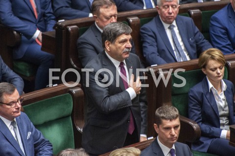  12.11.2019 WARSZAWA SEJM<br />
INAUGURACYJNE POSIEDZENIE IX KADENCJI SEJMU<br />
N/Z JANUSZ SNIADEK SLUBOWANIE<br />
 