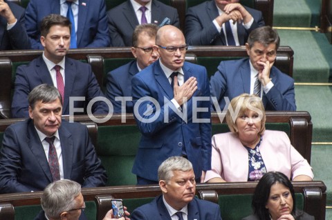  12.11.2019 WARSZAWA SEJM<br />
INAUGURACYJNE POSIEDZENIE IX KADENCJI SEJMU<br />
N/Z WALDEMAR ANDZEL SLUBOWANIE<br />
 