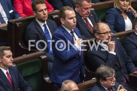  12.11.2019 WARSZAWA SEJM<br />
INAUGURACYJNE POSIEDZENIE IX KADENCJI SEJMU<br />
N/Z ADAM ANDRUSZKIEWICZ SLUBOWANIE<br />
 