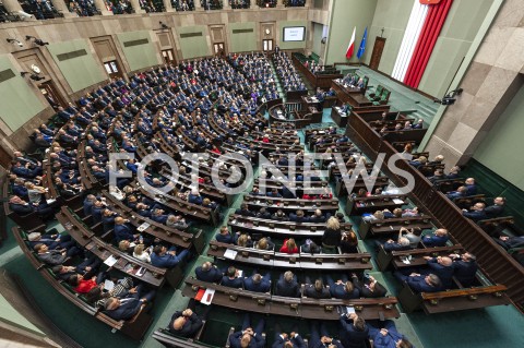 12.11.2019 WARSZAWA SEJM<br />
INAUGURACYJNE POSIEDZENIE IX KADENCJI SEJMU<br />
N/Z POSLOWIE SALA POSIEDZEN PLENARNA WIDOK VIEW<br />
 