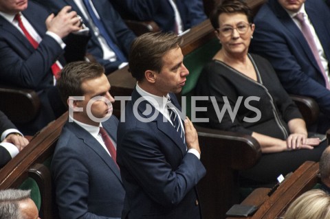  12.11.2019 WARSZAWA SEJM<br />
INAUGURACYJNE POSIEDZENIE IX KADENCJI SEJMU<br />
N/Z KRZYSZTOF BOSAK SLUBOWANIE<br />
 