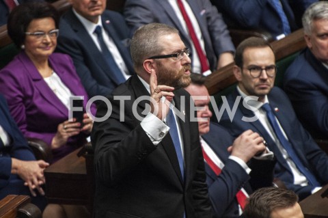  12.11.2019 WARSZAWA SEJM<br />
INAUGURACYJNE POSIEDZENIE IX KADENCJI SEJMU<br />
N/Z GRZEGORZ BRAUN SLUBOWANIE<br />
 