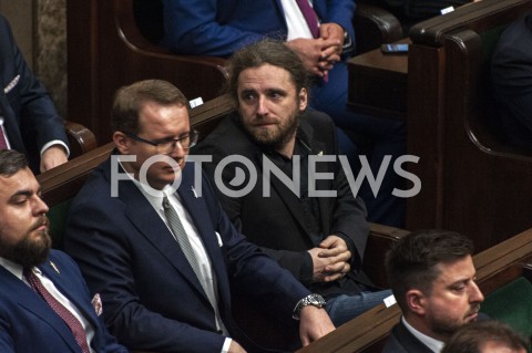  12.11.2019 WARSZAWA SEJM<br />
INAUGURACYJNE POSIEDZENIE IX KADENCJI SEJMU<br />
N/Z DOBROMIR SOSNIERZ<br />
 