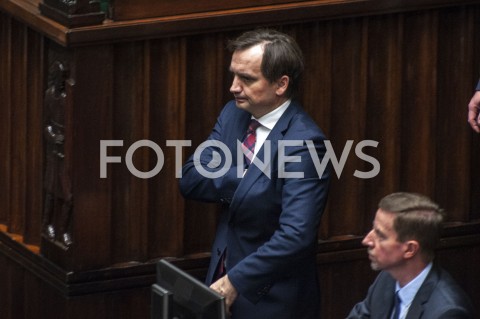  12.11.2019 WARSZAWA SEJM<br />
INAUGURACYJNE POSIEDZENIE IX KADENCJI SEJMU<br />
N/Z ZBIGNIEW ZIOBRO<br />
 