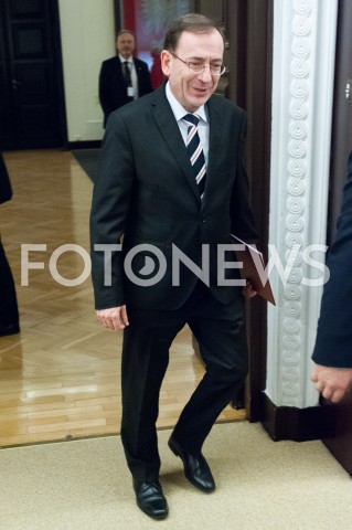  15.11.2019 WARSZAWA <br />
PIERWSZE POSIEDZENIE RADY MINISTROW <br />
INAUGURACYJNE POSIEDZENIE RZADU <br />
N/Z MARIUSZ KAMINSKI <br />
 