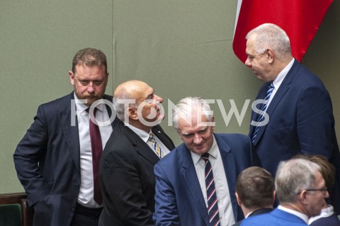  19.11.2019 WARSZAWA SEJM<br />
POSIEDZENIE SEJMU<br />
EXPOSE<br />
N/Z LUKASZ SZUMOWSKI TADEUSZ KOSCINSKI JAROSLAW GOWIN JACEK SASIN<br />
 