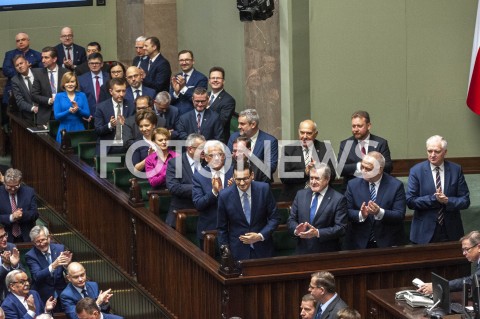  19.11.2019 WARSZAWA SEJM<br />
POSIEDZENIE SEJMU<br />
EXPOSE<br />
N/Z PREMIER MATEUSZ MORAWIECKI MINISTROWIE<br />
 