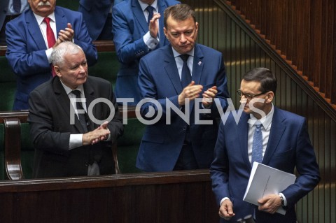  19.11.2019 WARSZAWA SEJM<br />
POSIEDZENIE SEJMU<br />
EXPOSE<br />
N/Z PREMIER MATEUSZ MORAWIECKI JAROSLAW KACZYNSKI MARIUSZ BLASZCZAK <br />
 