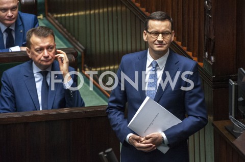  19.11.2019 WARSZAWA SEJM<br />
POSIEDZENIE SEJMU<br />
EXPOSE<br />
N/Z PREMIER MATEUSZ MORAWIECKI MARIUSZ BLASZCZAK <br />
 