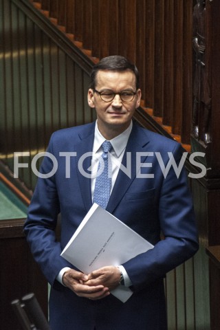  19.11.2019 WARSZAWA SEJM<br />
POSIEDZENIE SEJMU<br />
EXPOSE<br />
N/Z PREMIER MATEUSZ MORAWIECKI <br />
 