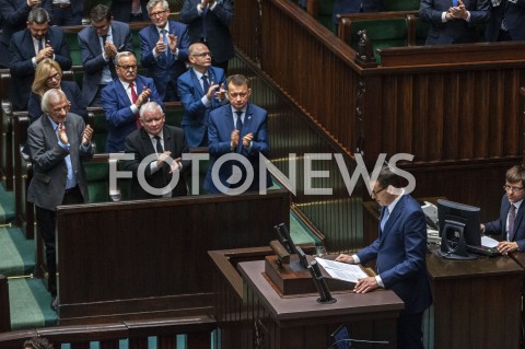  19.11.2019 WARSZAWA SEJM<br />
POSIEDZENIE SEJMU<br />
EXPOSE<br />
N/Z PREMIER MATEUSZ MORAWIECKI JAROSLAW KACZYNSKI MARIUSZ BLASZCZAK RYSZARD TERLECKI <br />
 